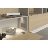 Italiana Ferramenta Bremsklappenhalter KIARO EASY SOFT mit Seil, KS anthrazit