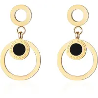 Ailoria Paar Ohrhänger "Ohrringe AXELLE", gold, Ohrringe, Damen, Edelstahl, Paar Ohrhänger