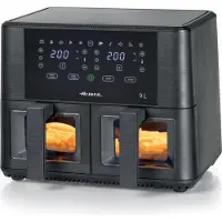 Ariete Heißluftfritteuse "4631 Air Fryer Dual 9 L", 2400 W
