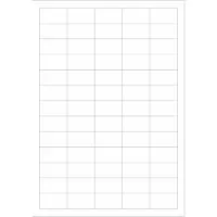 Schäfer Shop Universal-Etiketten, 38 x 21,2 mm, Permanentkleber, 6500 Stück