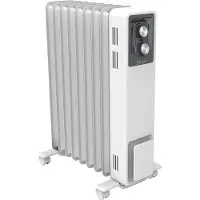 Dimplex RD 1009 Radiator, Standgerät, 2000 Watt, 3 Heizstufen, Thermostat, klassisches Schutzgehäuse