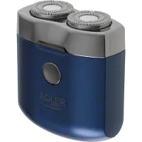 Adler AD 2937, Rotationstrasierer, Blau, Akku, Lithium-Ion (Li-Ion), 250 mAh, Integrierte Batterie