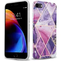 Cadorabo IMD TPU Bunter Marmor Cover