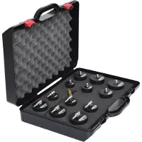 Ks Tools Turbolader-Bajonett-Ladeluft-System-Prüfkoffer-Satz, 13-tlg ( 150.1825 )