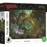 Trefl Puzzle UFT Dungeons & Dragons: Grüner Drache 1000 Teile