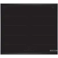 Bosch Serie 4 NXX675CB5E, Schwarz, Integriert, 60 cm, Zonen-Induktionskochfeld, Glaskeramik, 4 Zone(n)