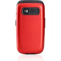 Panasonic KX-TU550, Klappgehäuse, 7,11 cm (2.8"), 1,2 MP, Bluetooth, 1400 mAh, Rot