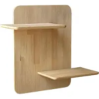 Skye Decor | Wandregal Mabel Natur Holz 66x66x60 cm | NADUVI