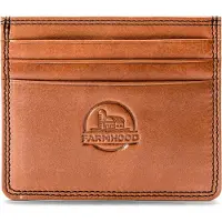 Farmhood Memphis Kreditkartenetui RFID Schutz Leder 10 cm