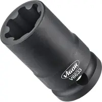 Vigor Steckschlüsseleinsatz V6633 1/2" Rillenprofil SW 22 mm