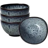 Villeroy & boch Schale "Reisbol Lave 210 ml 4er Set grau"