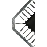 Avyna Trampolin sprungtuch rechteckig 340 x 240 cm