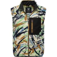 Ragwear Fleeceweste "Collsy Vest" Gemusterte Herren Fleecejacke mit hohem Kragen