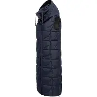 NAVAHOO Steppweste "Steppweste Brezelchen", Damen, Gr. XS, blau (navy), Obermaterial: 100% Polyester PES. Futter: 100% Polyester PES. 100% Polyester PES., Westen Steppweste