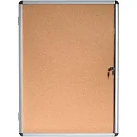BI-Office Schaukasten Enclore Kork 72x67,4cm 6xA4 Indoor Korktafel