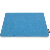 Sigel Mauspad Eyestyle, B 250 x T 200 x H 7 mm, Textiloberfläche aus Recycling-PET, hellblau/dunkelgrau