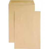 Eurokuvert Versandtaschen , B5, ohne Fenster, gummiert, 500 Stück, Papier, braun