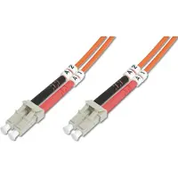 Digitus LWL Multimode Patchkabel, LC / LC, 10 m, I-VH, OM2, LC, LC