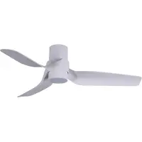 Beacon Nautica Deckenventilator mit Licht, weiß, leise - Beacon , Nautica, dimmbar, Weiß, für Wohnzimmer, Kunststoff, Modern