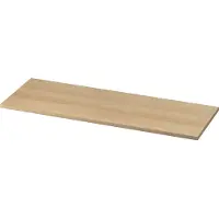 Hammerbacher Eiche Abdeckplatte für Schrankwandkombination 120,5x43x2,5 cm mit 0,5 cm Überstand