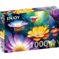 Enjoy Puzzle Puzzle Blumen im Regen 1000 Teile