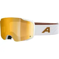 Alpina Skibrille Taos Q Unisex White/Gold Matt