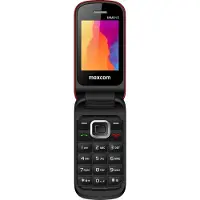 Maxcom Comfort MM815, Klapphandy, Dual-SIM, 6,1 cm (2.4"), 0,3 MP, 1000 mAh, Rot