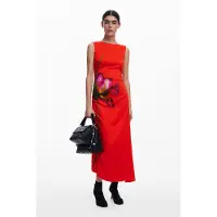Desigual Kleid für den Alltag Reims 25SWVW07 Rot Regular Fit