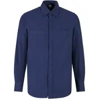 Urban Classics vielseitiges Herren Polo-Shirt Reißverschluss Kapuze 120 g/m² mit Baumwolle Navy