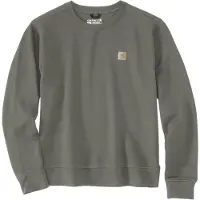 Carhartt Pullover French Terry Crewneck Damen Dusty Olive-L