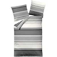 TRAUMSCHLAF Melange Flanell Bettwäsche Montreal 200x220 cm + 2x 80x80 cm