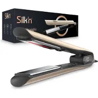 Silk'n Haarglätter I SilkyStraight I Haarglätter mit Infrarot- und Ionentechnologie I Für unterschiedliche Haartexturen und -zustände I Beige