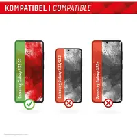 Displex Real Glass, 2D Panzerglas + Handyhülle