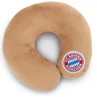 Nici 49657 Nackenkissen FC BAYERN MÜNCHEN Bär Berni 25x25cm