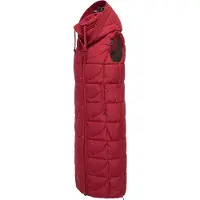 NAVAHOO Steppweste "Steppweste Brezelchen", Damen, Gr. XS, rot (dunkelrot), Obermaterial: 100% Polyester PES. Futter: 100% Polyester PES. 100% Polyester PES., Westen Steppweste