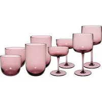 Like. by Villeroy & Boch Gläser-Set "Komplett-Gläser-Set Like Glass 8er Set" Handwäsche wird empfohlen