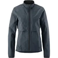 Gonso Fahrradjacke "LANZADA", Damen, Gr. 48, blau (nachtblau), 93% Polyamid, 7% Elasthan, Rundhals, Jacken Fahrradjacke, Damen 2-in-1 Jacke, winddichte Radjacke mit Rückentasche, Windjacke
