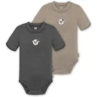 Normani 2er Set Baby Merino Kurzarmbody „Tihoi" - 9317
