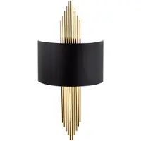 Opviq , 616 - A, Wandleuchten, Schwarz, Metall, 75 x 10 x 22 cm