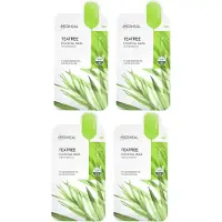 Mediheal , Teebaum, Essentielle Schönheitsmaske, 4 Blattmasken, 0,81 fl oz (24 ml) pro Stück