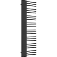 Neu.haus Handtuchheizkörper 'Kviteseid' mit Anschlussabstand von 50 mm Stahl 146 x 45 cm Schwarz