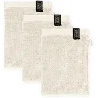 Schöner Wohnen Waschhandschuh "Sense", (Packung, 3 St., 3 Waschhandschuhe 16 x 21 cm)
