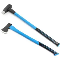 XPOtool Set Spaltaxt 1500g Spalthammer 3,6kg Fiberglas Carbonstahl Axt Hammer