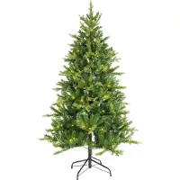Idena Deko-Weihnachtsbaum mit 200 LED 8h-Timer 180cm