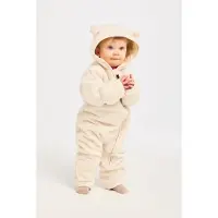 Nordbjørn Lou Fleece-Overall, Birch, Größe 62