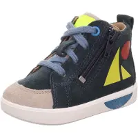 Superfit Sneaker High SUPIES in Blau/Beige | Gr.: 23