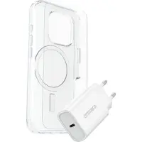Otterbox KIT Apple iPhone 16 Pro Symmetry Clear MagSafe Premium Glass EU USB-C Wall