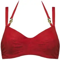 Marlies Dekkers Acapulco Rubine Red Balcony Bikini Top Größe: 75E | Bikinis Outlet | Damen | Rot