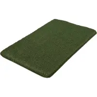 Kleine wolke Badematte "RELAX", rutschhemmend beschichtet, fußbodenheizungsgeeignet, Badteppich, Uni Farben, rechteckig, rund & als Set erhältlich