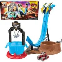 Monster Jam Mud Blasters Monster Mutt Dalmatian Dunk Tank, Monstertruck- & Schienen-Set, 3 Jahr(e), Kunststoff, Mehrfarbig